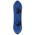 Gardenised Kids Plastic Outdoor Snowboard Ice Sled, Single-Person, Kids over 5 Years, Blue QI004218.BL